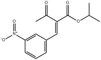 2-(3-硝基苄基)乙酰乙酸异丙酯 结构式