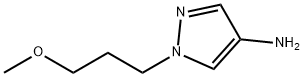 1-(3-METHOXYPROPYL)-1H-PYRAZOL-4-AMINE 结构式