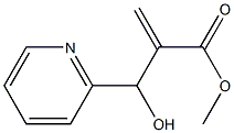 2-[羟基(吡啶-2-基)甲基]丙-2-烯酸甲酯 结构式