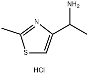 1-(2-甲基噻唑-4-基)乙胺二盐酸盐 结构式