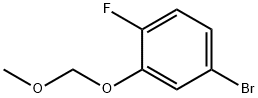1-溴-4-氟-3-甲氧基甲氧基苯 结构式