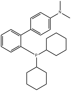 2'-(二环己基膦基)-N,N-二甲基[1,1'-联苯]-4-胺 结构式