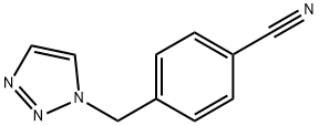 4-(1H-1,2,3-triazol-1-ylmethyl)Benzonitrile 结构式