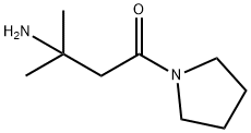 3-amino-3-methyl-1-(1-pyrrolidinyl)-1-Butanone 结构式