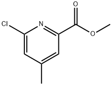 6-氯-4-甲基吡啶-2-甲酸甲酯 结构式