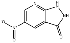 5-硝基-1H,2H,3H-吡唑并[3,4-B]吡啶-3-酮 结构式