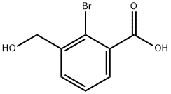 2-Bromo-3-hydroxymethyl-benzoic acid 结构式