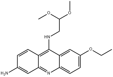 N9-(2,2-Dimethoxyethyl)-7-ethoxyacridine-3,9-diamine 结构式