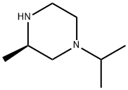 (R)-1-异丙基-3-甲基-哌嗪 结构式