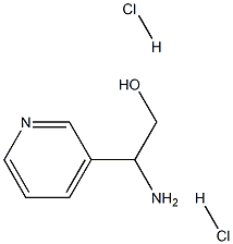 1-(3-吡啶)-2-羟基乙胺盐酸盐 结构式