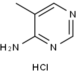 5-甲基-4-氨基嘧啶盐酸盐 结构式