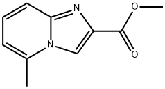 5-甲基咪唑并〔1,2-A]吡啶-2-羧酸甲酯 结构式