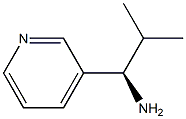 R-(3-吡啶基)-2-甲基-1-丙胺 结构式