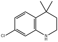 7-氯-4,4-二甲基-1,2,3,4-四氢喹啉 结构式