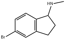 N-甲基氨基-5-溴茚满 结构式