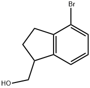 (4-bromo-2,3-dihydro-1H-inden-1-yl)methanol 结构式