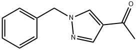 1-(1-苄基-1H-吡唑-4-基)-乙酮 结构式