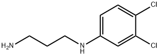 N-3,4-二氯苯基-1,3-丙二胺 结构式