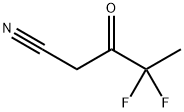 4,4-氟-3-氧代戊烷腈 结构式