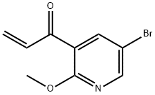 1-(5-bromo-2-methoxypyridin-3-yl)prop-2-en-1-one 结构式