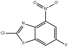 2-Chloro-6-fluoro-4-nitrobenzothiazole 结构式