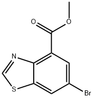 6-溴苯并[D]噻唑-4-羧酸甲酯 结构式