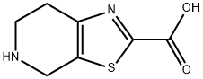 4,5,6,7-四氢-噻唑并[5,4-C]吡啶-2-羧酸 结构式