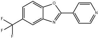 2-(Pyridin-4-yl)-5-(trifluoromethyl)benzo[d]oxazole 结构式