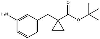 tert-butyl 1-(3-aminobenzyl)cyclopropanecarboxylate 结构式