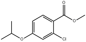 2-氯-4-异丙氧基苯甲酸甲酯 结构式