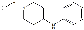 N-苯基哌啶-4-胺盐酸盐 结构式