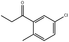 1-(5-氯-2-甲基苯基)丙-1-酮 结构式