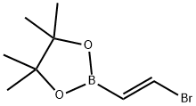 (E)-2-(2-bromovinyl)-4,4,5,5-tetramethyl-1,3,2-dioxaborolane 结构式