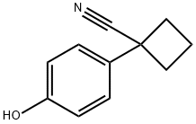 1-(4-羟基苯基)环丁烷-1-腈 结构式