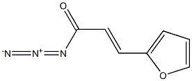 FURAN-2-ACRYLICACIDAZIDE 结构式