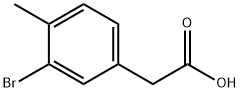 2-(3-bromo-4-methylphenyl)acetic acid 结构式