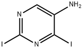 2,4-二碘嘧啶-5-胺 结构式