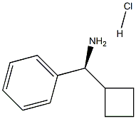 (S)-环丁基(苯基)甲胺盐酸盐 结构式