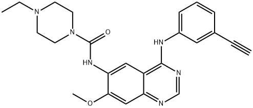 依吡替尼 结构式