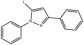 5-Iodo-1,3-diphenyl-1H-pyrazole 结构式