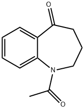 1-acetyl-3,4-dihydro-1H-benzo[b]azepin-5(2H)-one 结构式