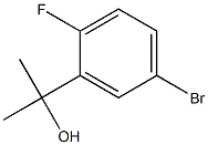 2-(5-bromo-2-fluorophenyl)propan-2-ol 结构式