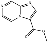 咪唑并[1,2,-A]吡嗪-3-甲酸甲酯 结构式