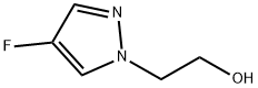 2-(4-fluoro-1H-pyrazol-1-yl)ethanol 结构式