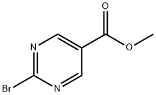 2-溴-5-嘧啶羧酸甲酯 结构式