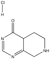 5,6,7,8-四氢氢-4AH-吡啶并[3,4-D]嘧啶-4-酮盐酸盐 结构式