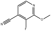 3-氟-2-甲氧基异烟腈 结构式