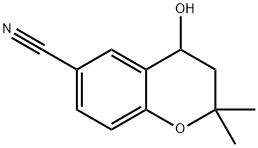 4-hydroxy-2,2-dimethylchroman-6-carbonitrile 结构式