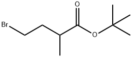 4-溴-2-甲基丁酸叔丁酯 结构式