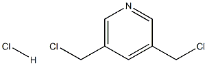 3,5-双(氯甲基)吡啶盐酸盐 结构式
